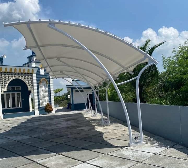 Tenda membrane untuk area parkir kendaraan